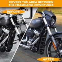 Motorcycle Front Chin Fairing Spoiler Assembly for Harley Davidson Softail Breakout Street Bob Fat Bob 2018-2022 - Image 5